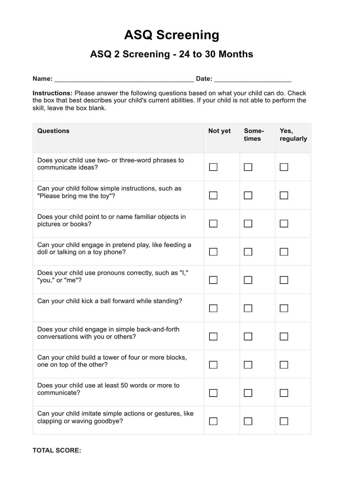 ASQ 2 PDF Example