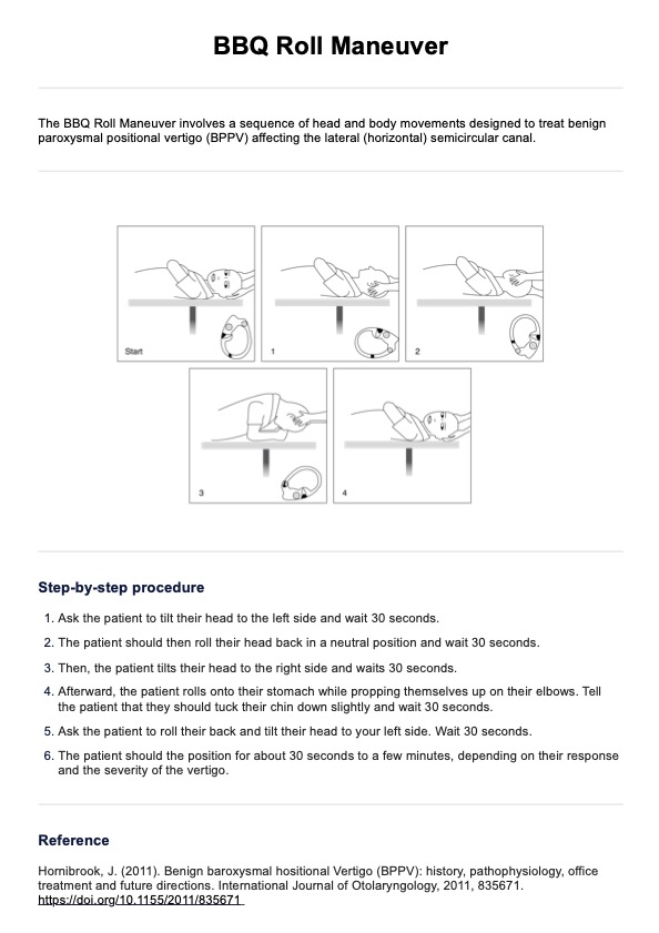 Maniobra del rollo BBQ (barbacoa) PDF Example