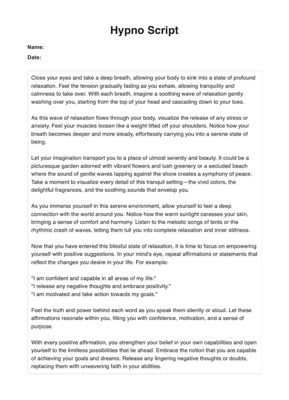 Goldberg Depression Test (Goldberg Depression Scale) PDF Example