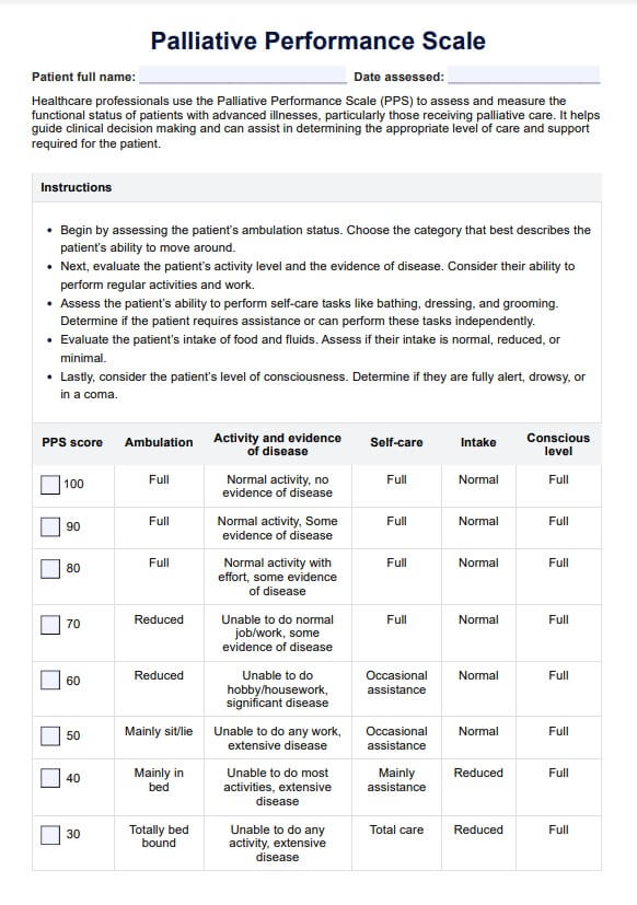 완화 성능 척도 PDF Example